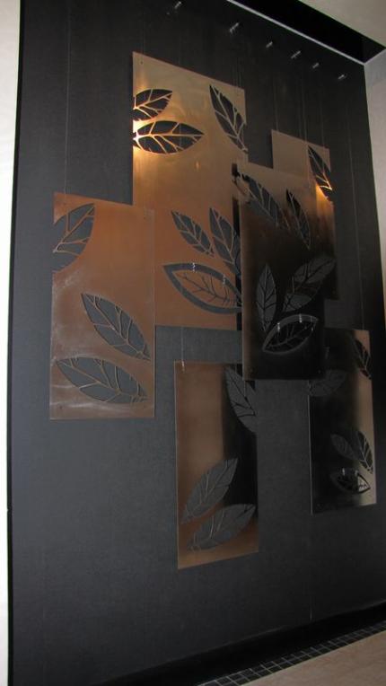 The panels made of metall. Apartment, Astana city